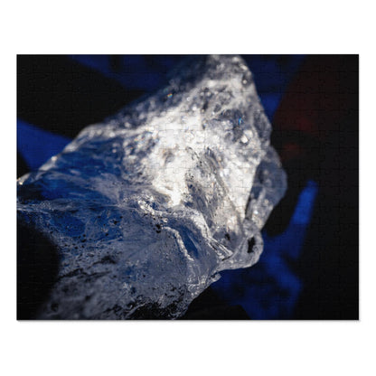 Iceland Diamond Ice Jigsaw Puzzle with Tin