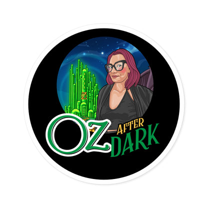 Oz After Dark Round Stickers - Indoor/Outdoor