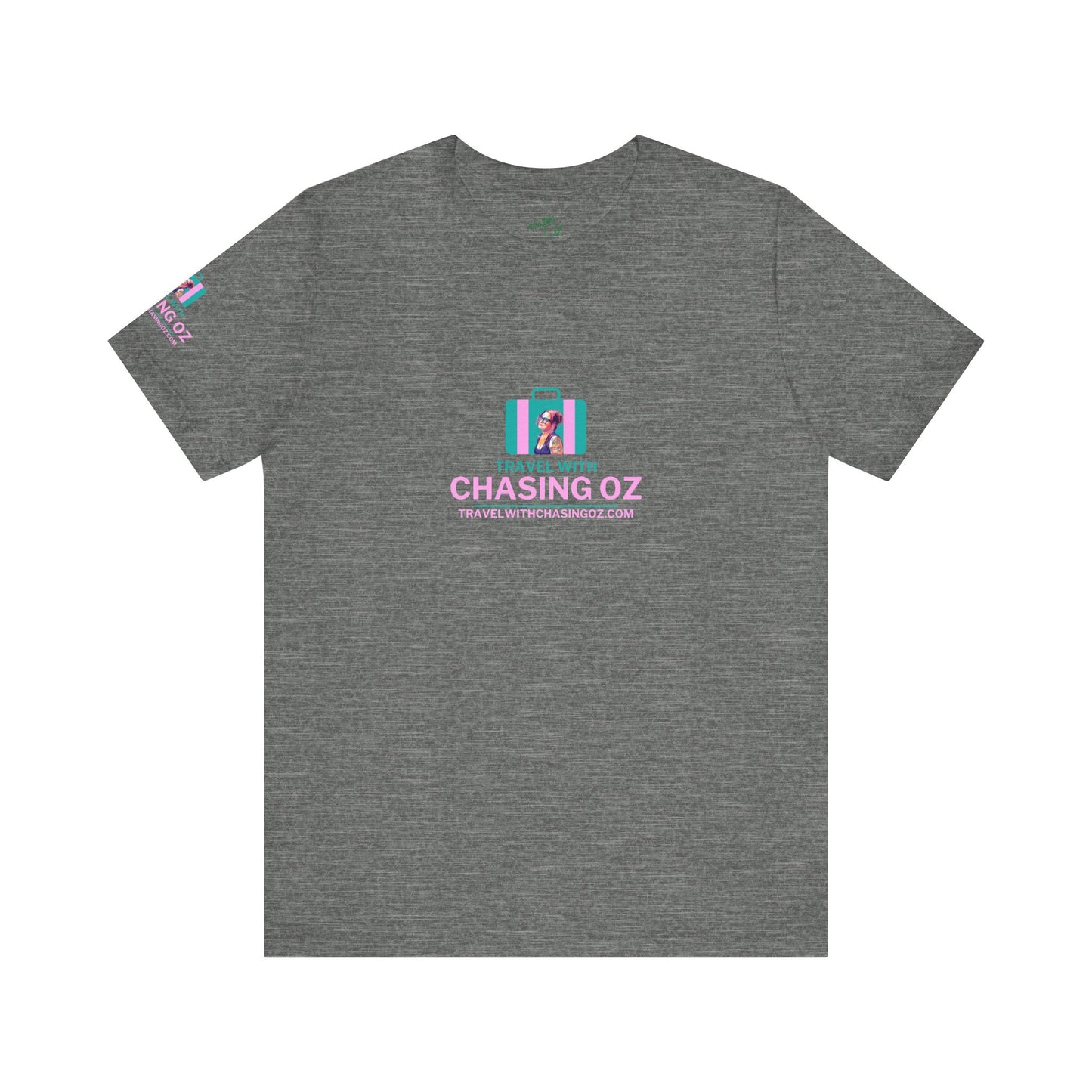 Travel with Chasing Oz - Unisex Jersey Tee