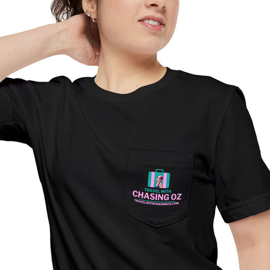 Travel with Chasing Oz - Unisex Pocket Tee