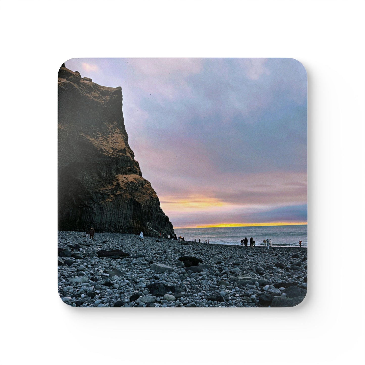 Icelandic Black Sand Beach Sunrise - Coasters (Set of 4)