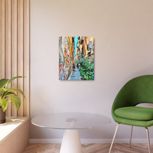 Italian Alleyway - Metal Wall Art