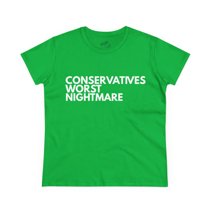 Conservative Nightmare - Women's Cotton Tee