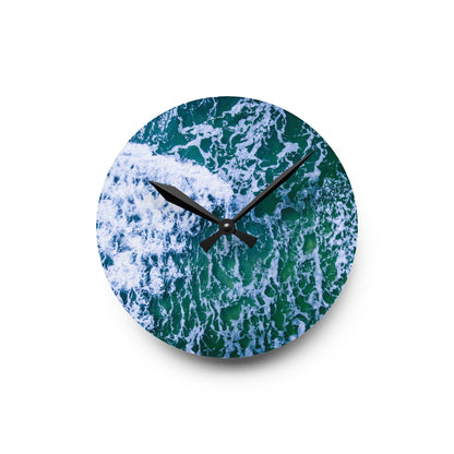 Chasing Oz Art Atlantic Overlook Acrylic Wall Clock