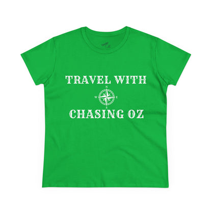 Travel with Chasing Oz - Womens Cotton Tee