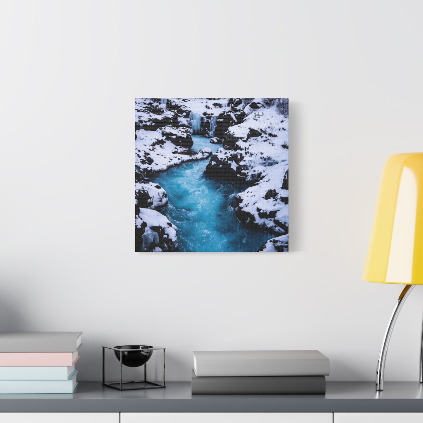 Iceland Waterfall by Chasing Oz - Canvas Art Print