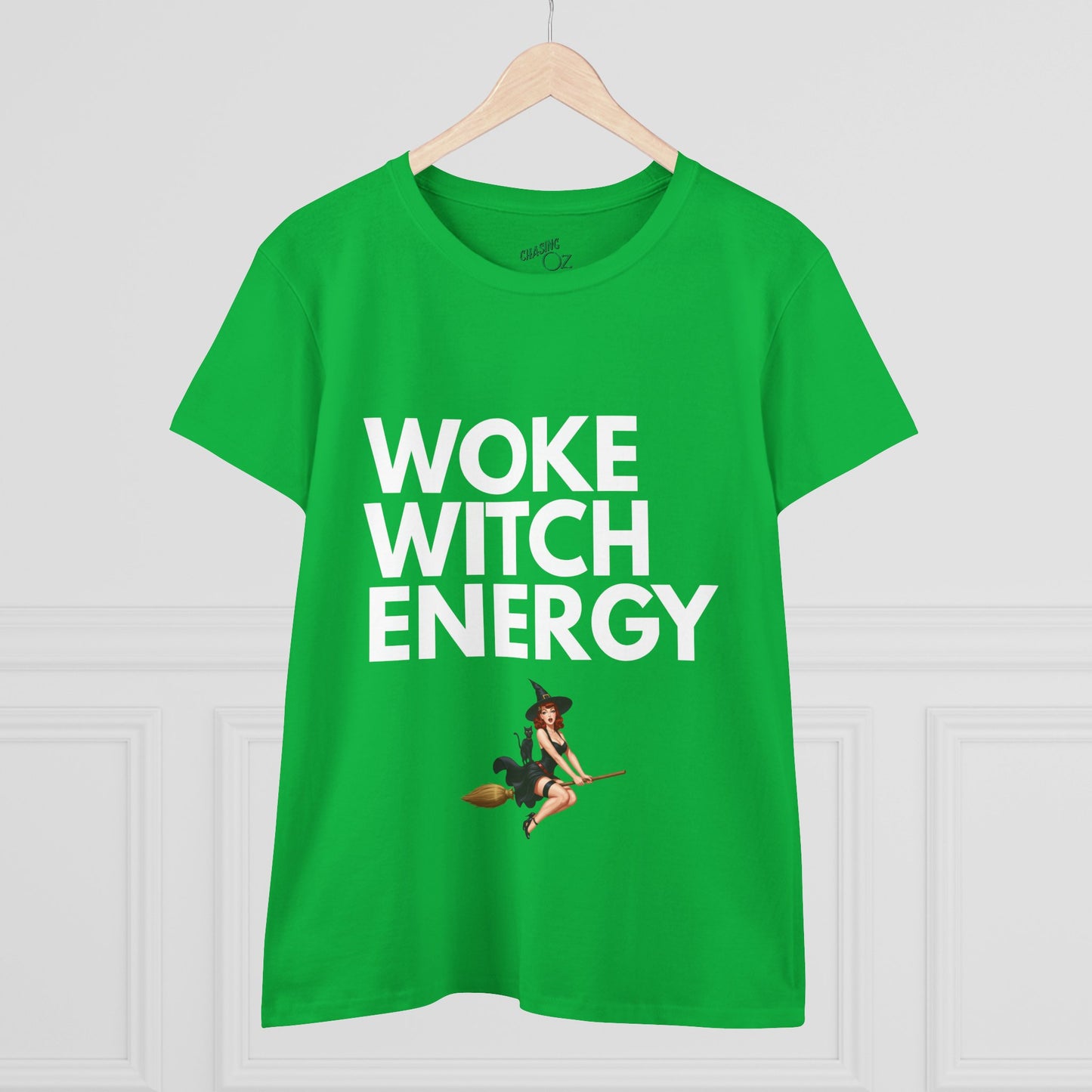 Woke Witch Energy - Womens Fitted Tee