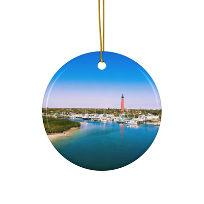 Ponce Inlet Lighthouse - Ceramic Ornament