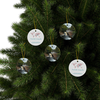 The Summer House Scotland by Chasing Oz - Double-sided Ceramic Ornaments