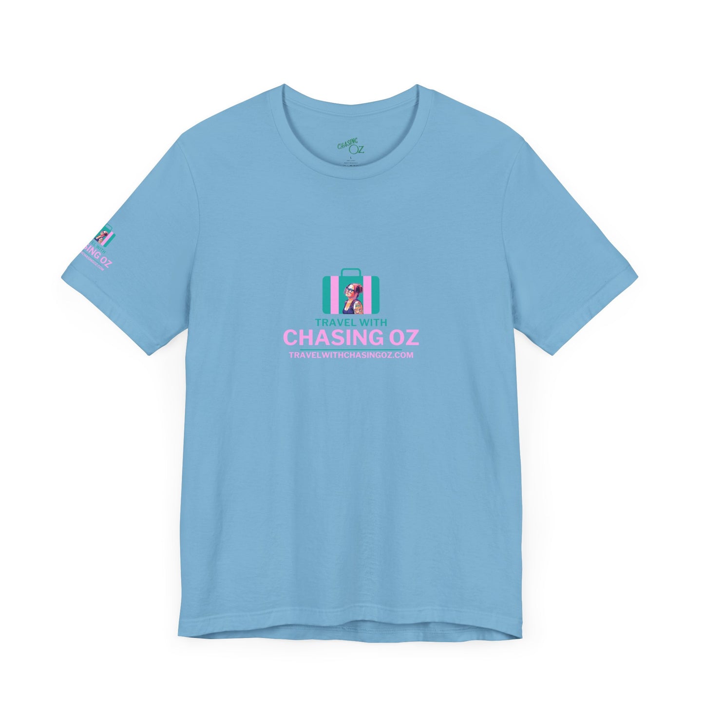 Travel with Chasing Oz - Unisex Jersey Tee