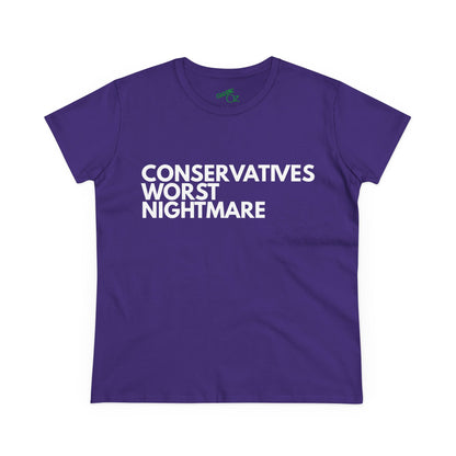 Conservative Nightmare - Women's Cotton Tee