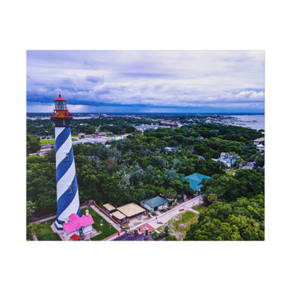 St. Augustine Lighthouse Matte Canvas, Stretched, 0.75"