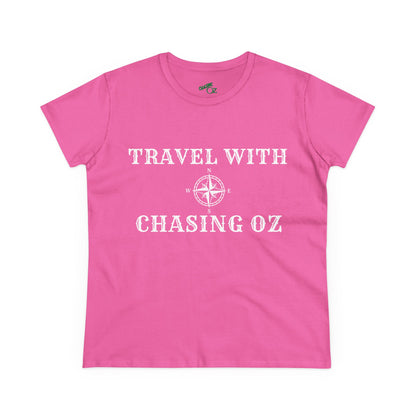 Travel with Chasing Oz - Womens Cotton Tee