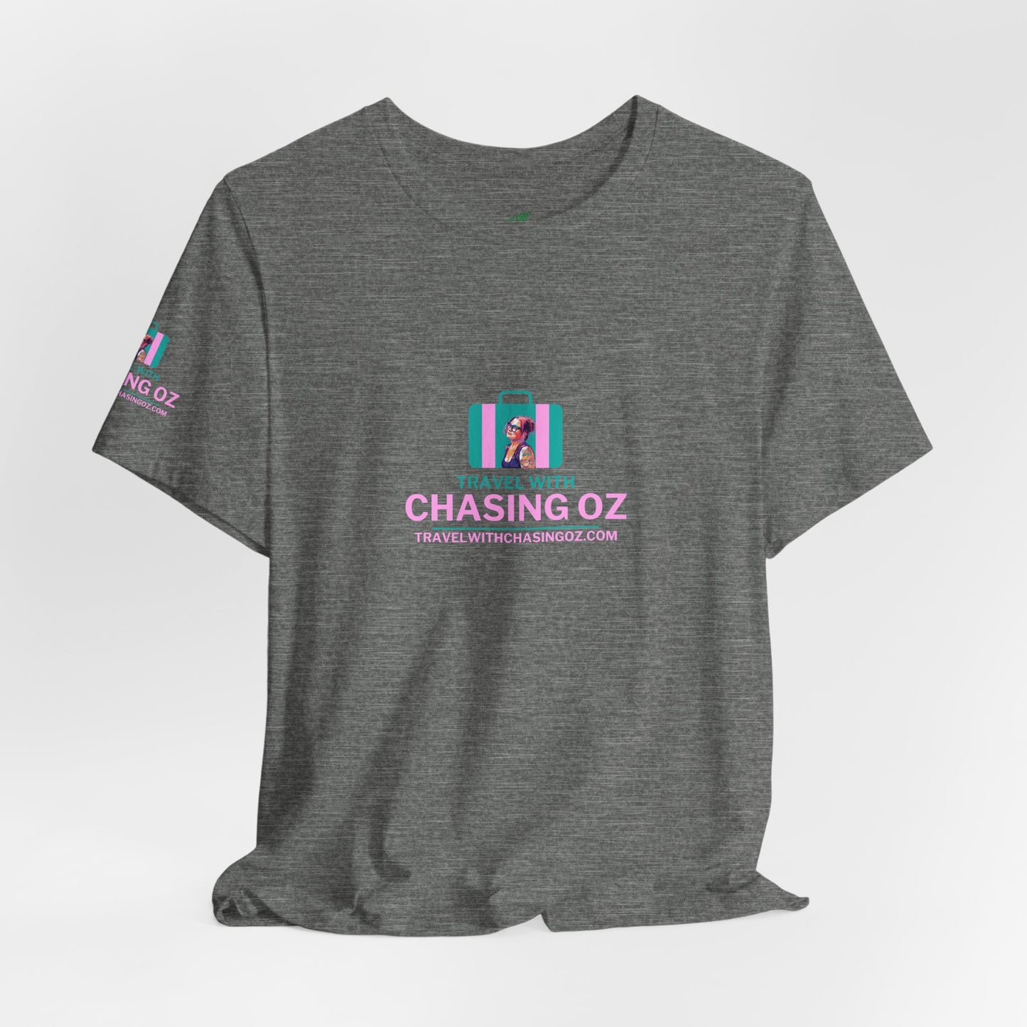 Travel with Chasing Oz - Unisex Jersey Tee