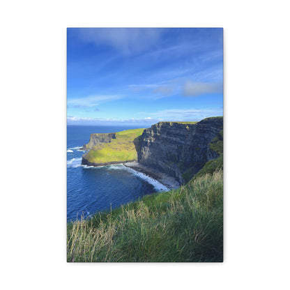 Cliffs of Moher Coastal Scene - Matte Stretched Canvas Print (1.25")