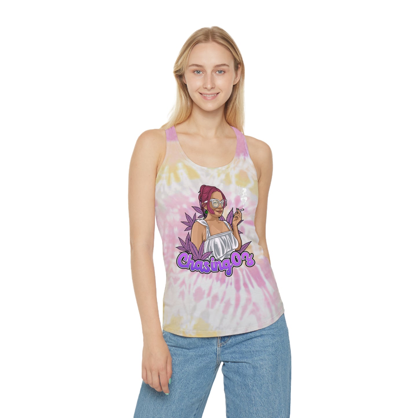 Chasing Oz Tie Dye  - Racerback Tank Top