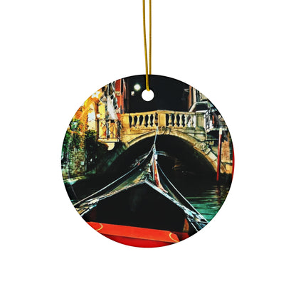 Chasing Oz Art - Venice Canal Ceramic Ornament