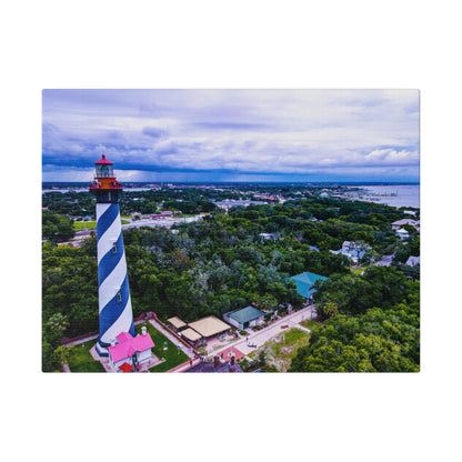 St. Augustine Lighthouse Matte Canvas, Stretched, 0.75"