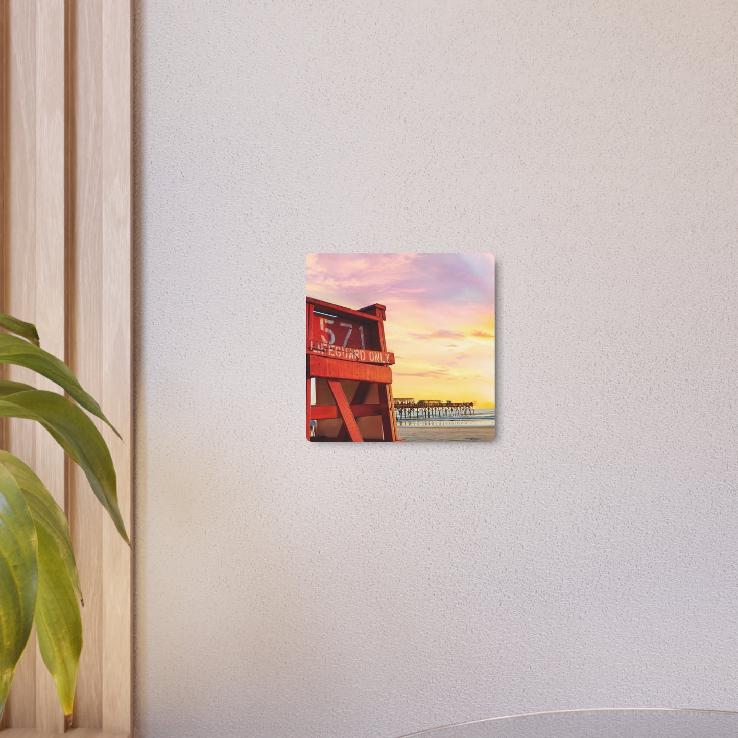 Daytona Beach Sunrise - Metal Art Sign
