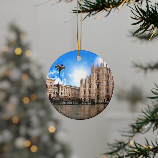 Milan Duomo by Chasing Oz - Double-sided Ceramic Ornaments