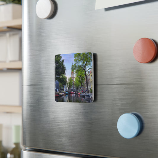 Amsterdam at Sundown - Porcelain Magnet
