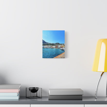 Capri Seaside by Chasing Oz - Stretched Canvas Print