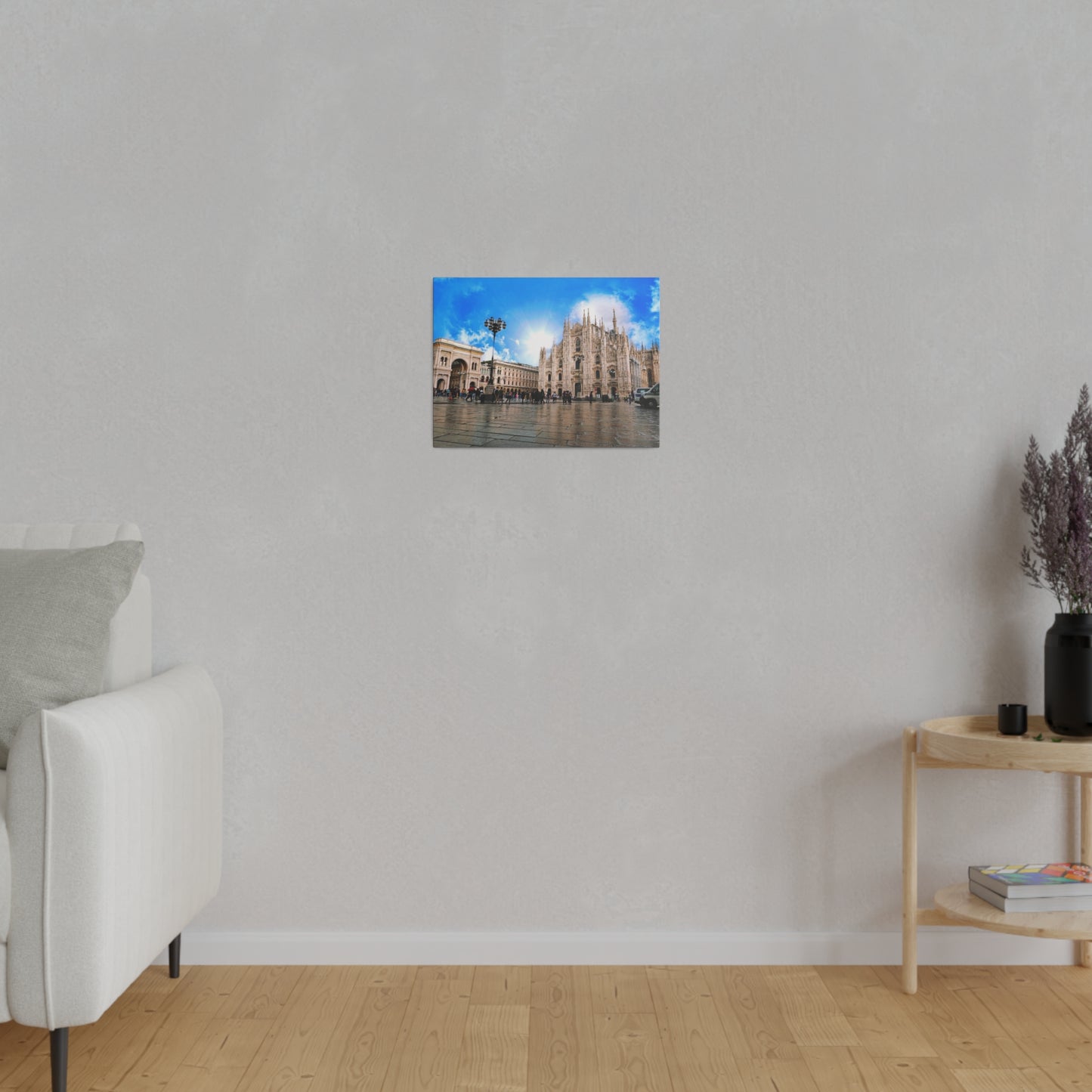 Chasing Oz Art Milan Duomo Matte Canvas Stretched - 0.75"