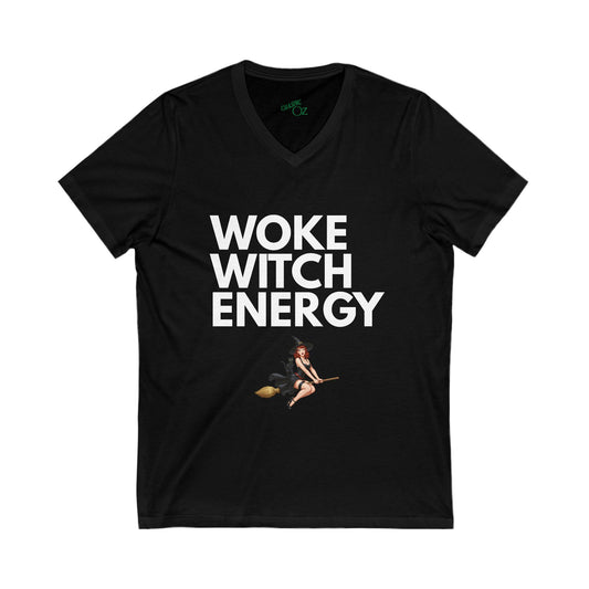 Woke Witch Energy - V-Neck Tee