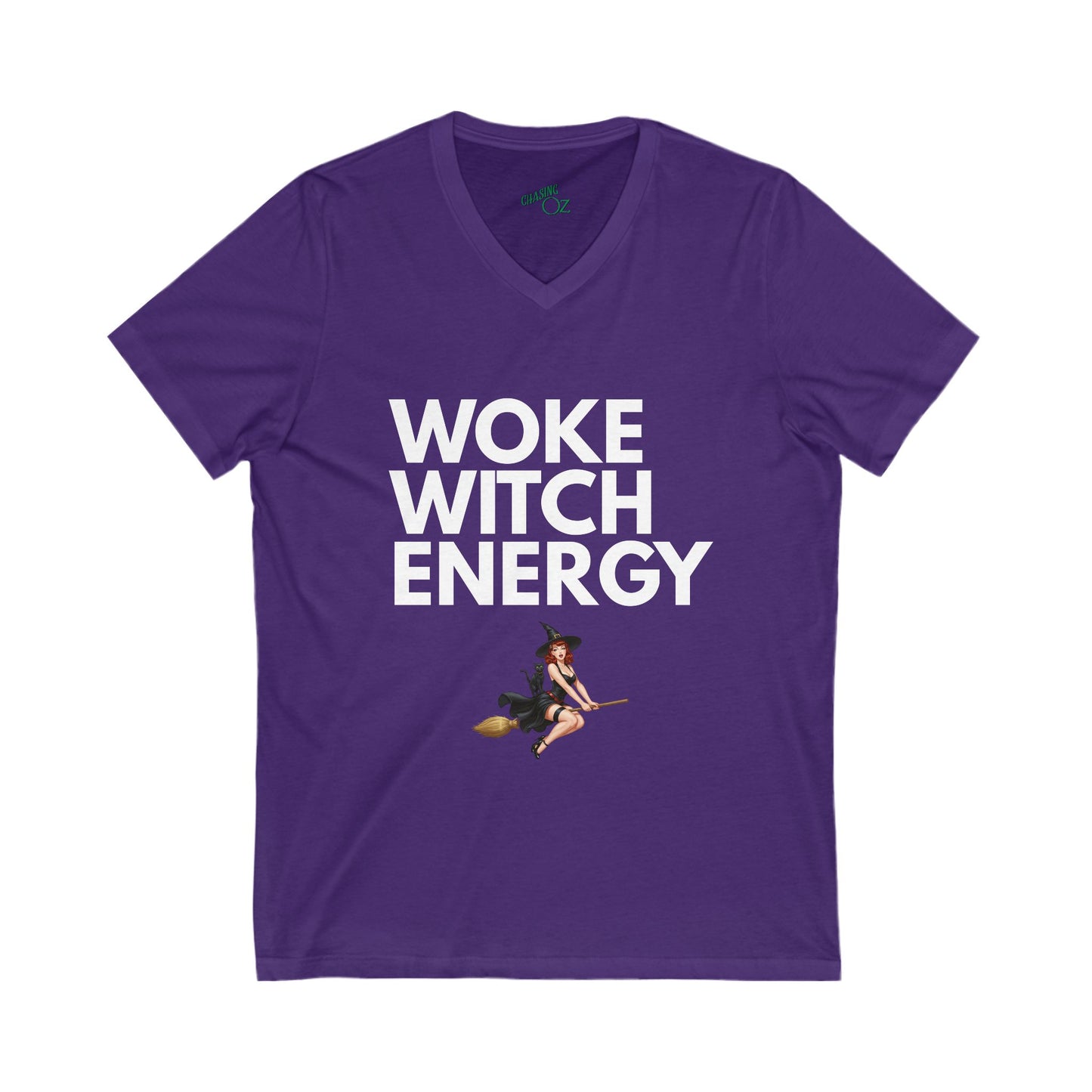Woke Witch Energy - V-Neck Tee