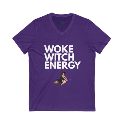 Woke Witch Energy - V-Neck Tee