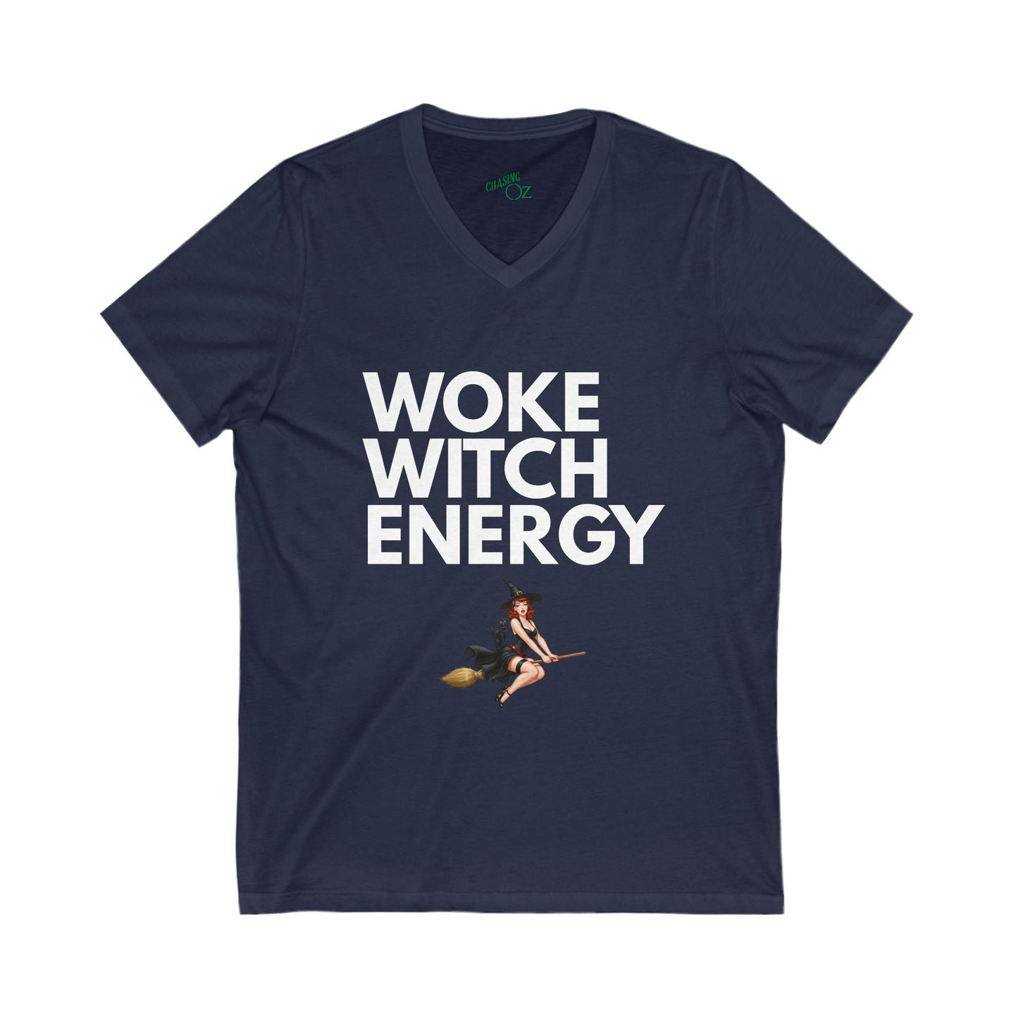 Woke Witch Energy - V-Neck Tee