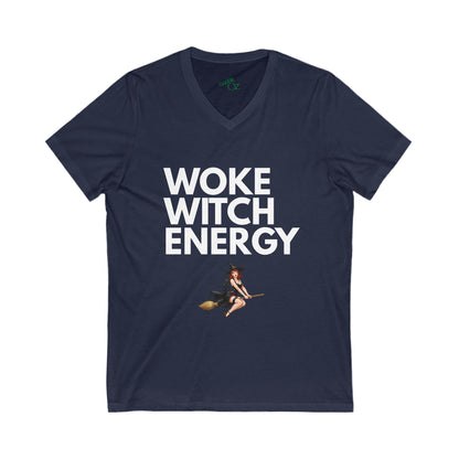 Woke Witch Energy - V-Neck Tee