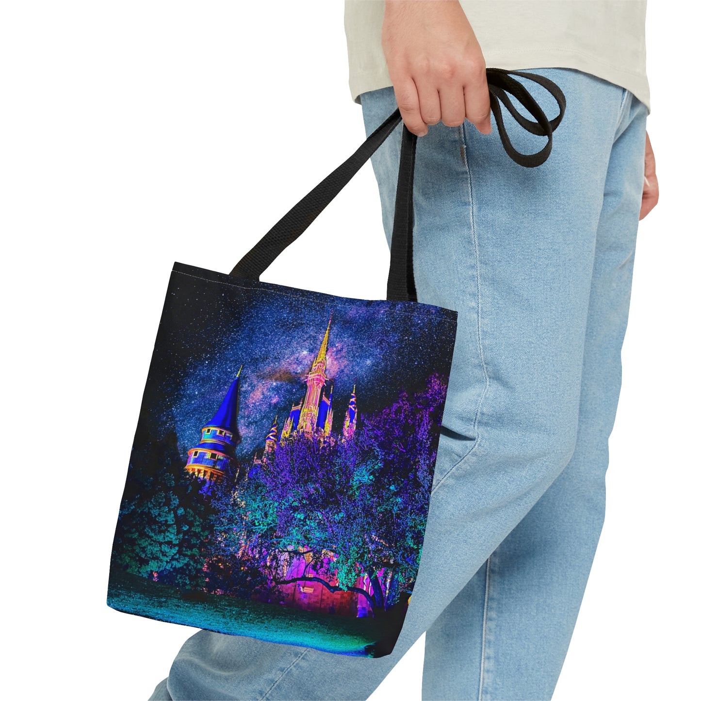 Chasing Oz Art Midnight Cinderella Castle - Reusable Tote Bag