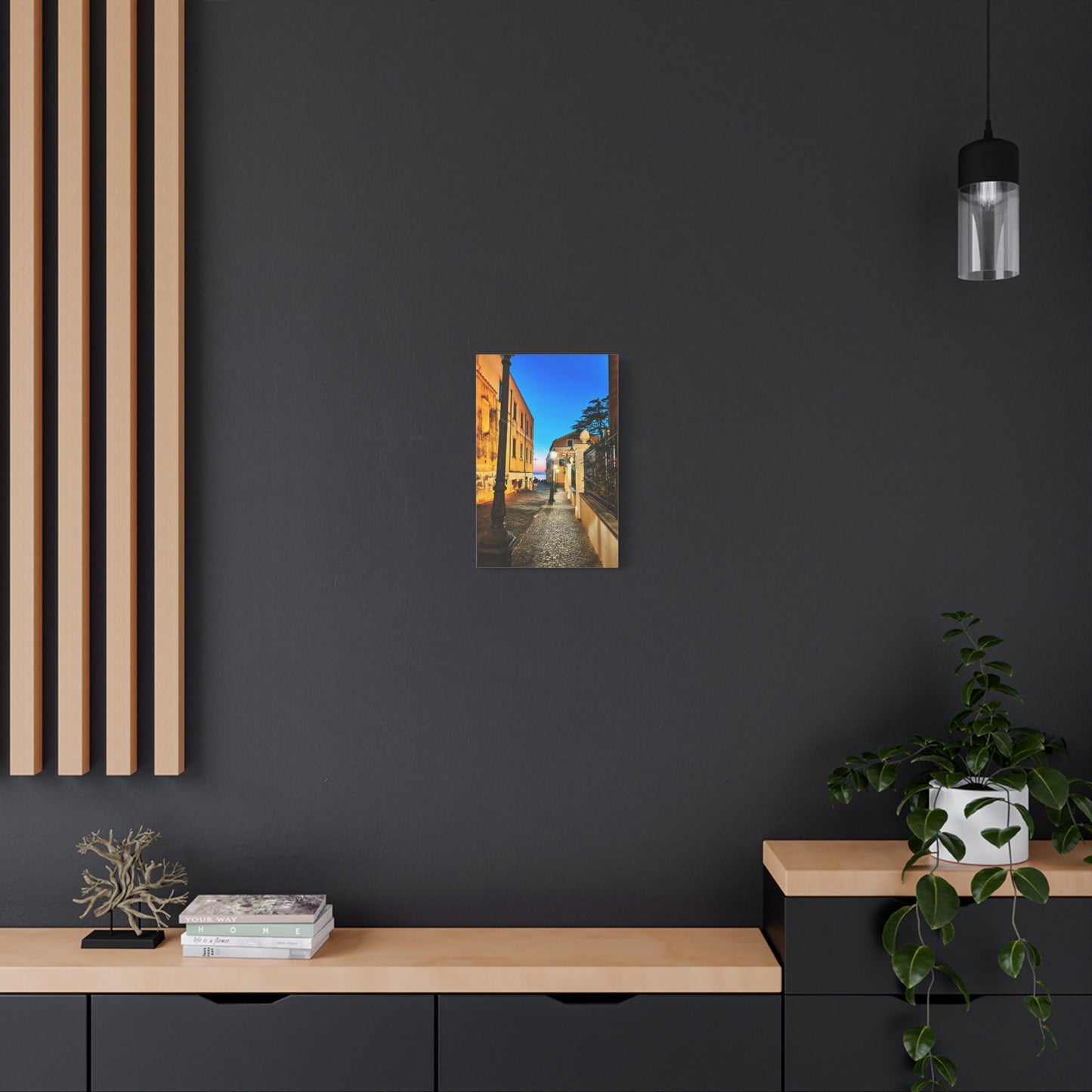 Sorrento Nights by Chasing Oz - Stretched Canvas Print