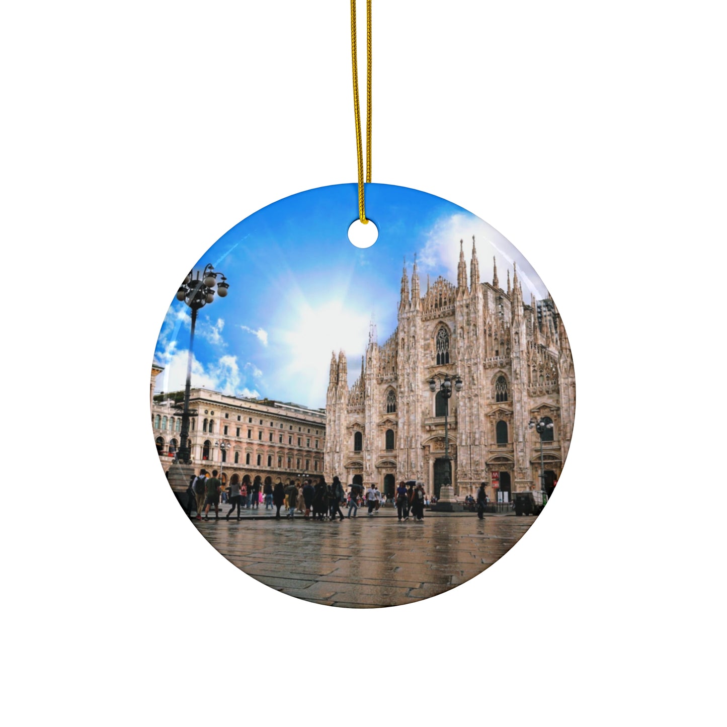 Chasing Oz Art Milan Duomo - Ceramic Ornament