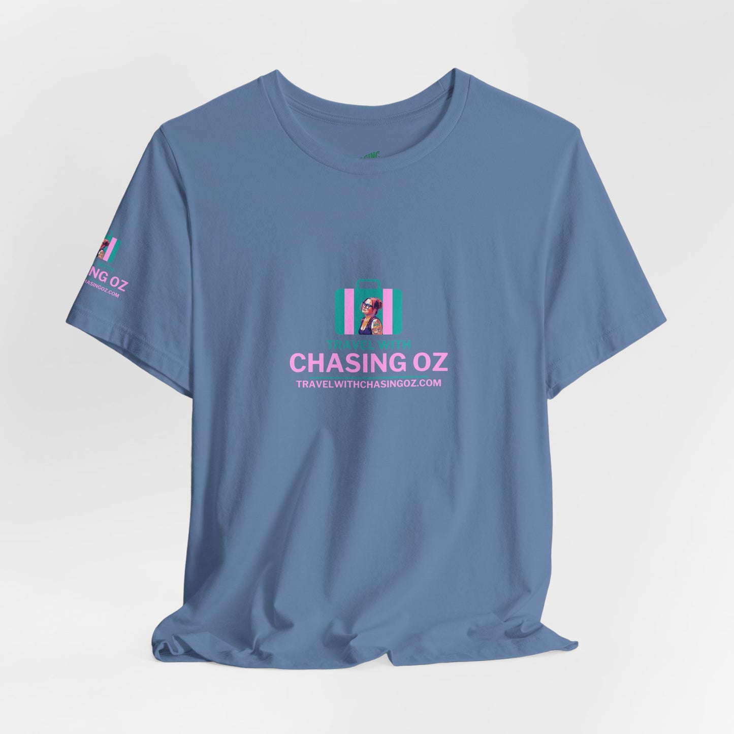 Travel with Chasing Oz - Unisex Jersey Tee