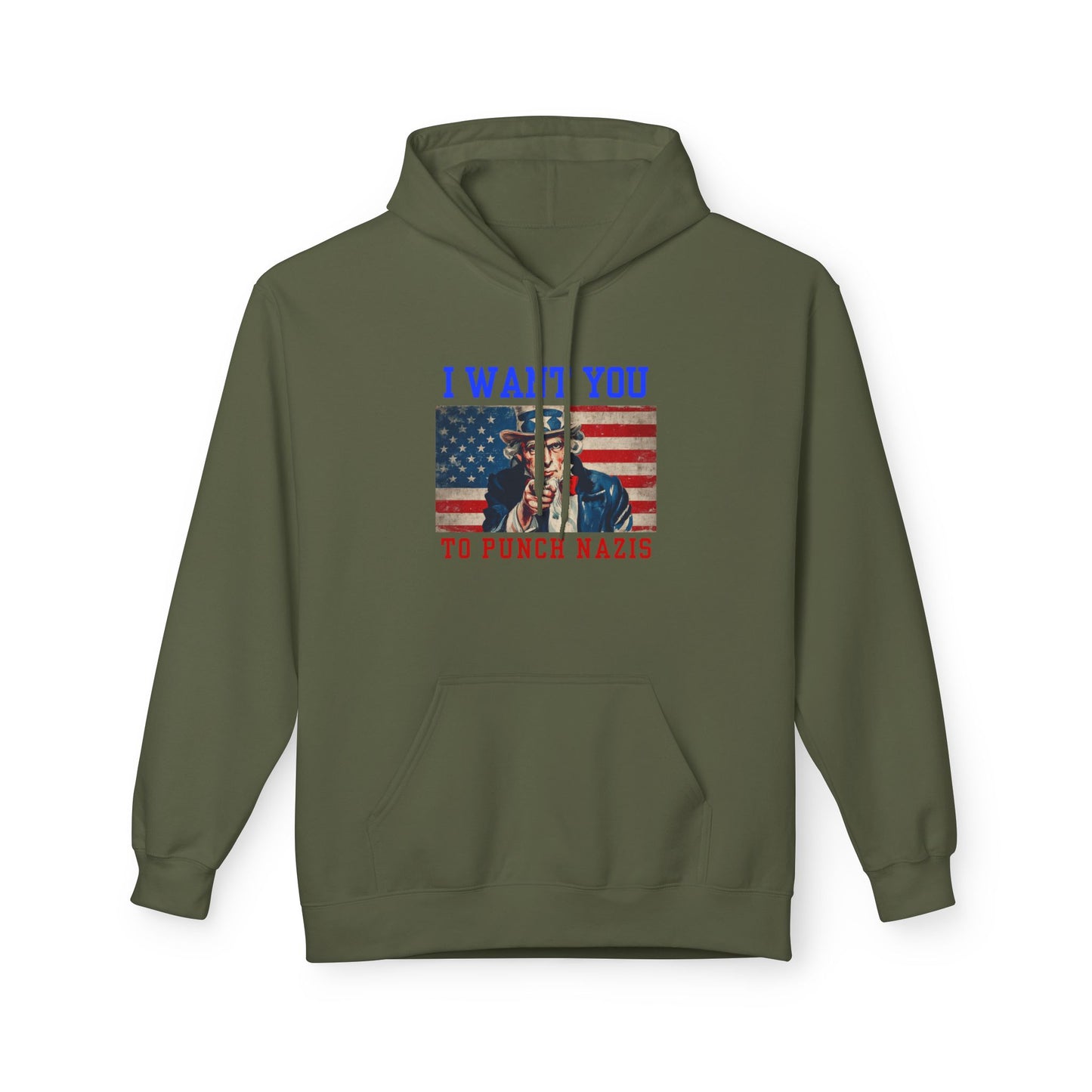I Want You To Punch Nazis - Unisex Hoodie