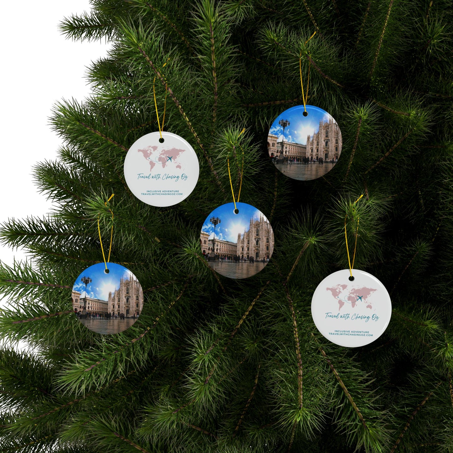 Milan Duomo by Chasing Oz - Double-sided Ceramic Ornaments