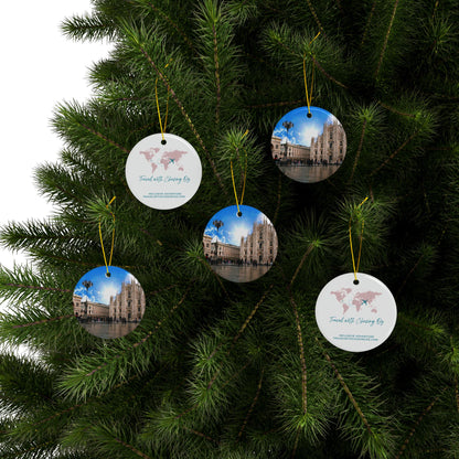 Milan Duomo by Chasing Oz - Double-sided Ceramic Ornaments