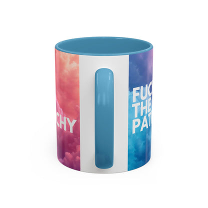 F the Patriarchy - Accent Coffee Mug
