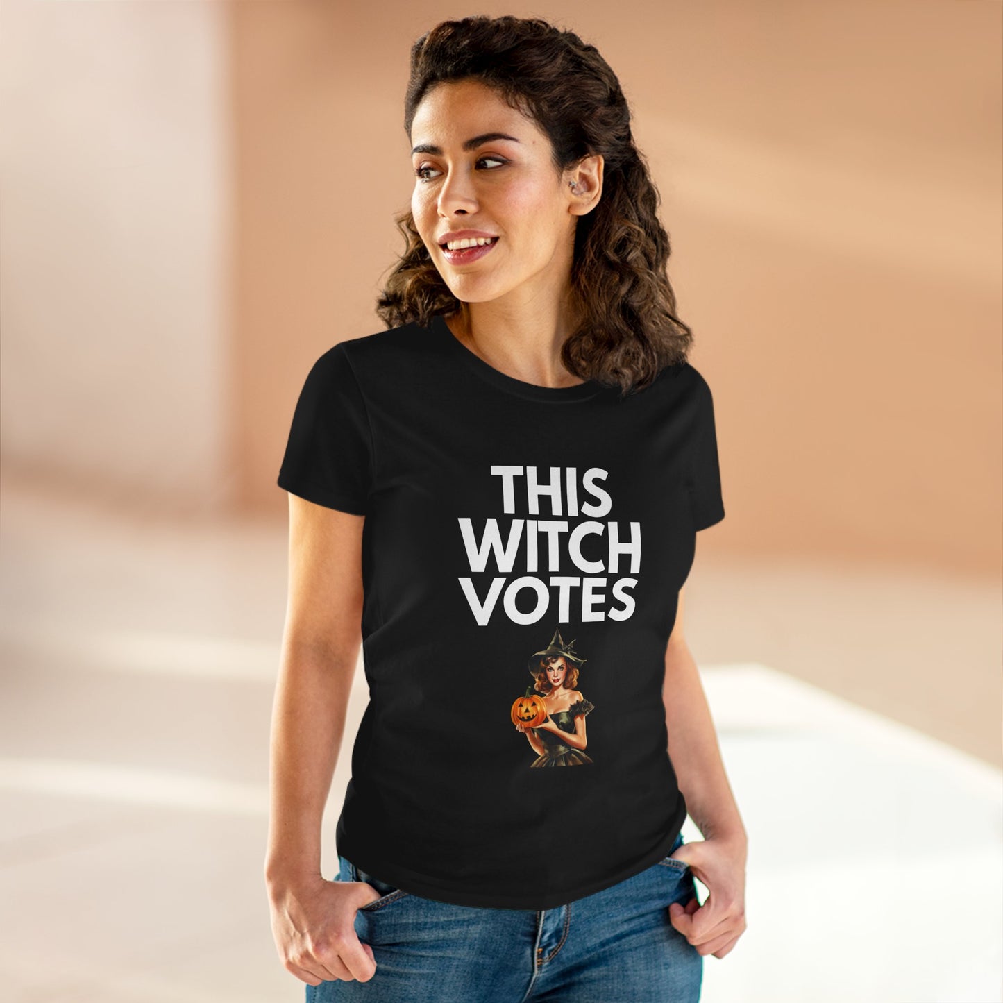 This Witch Votes - Womens Fitted Tee