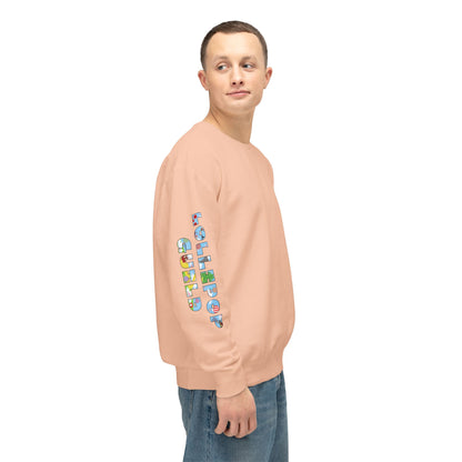 Lollipop Guild Logo on the Back - Unisex Crewneck Sweatshirt