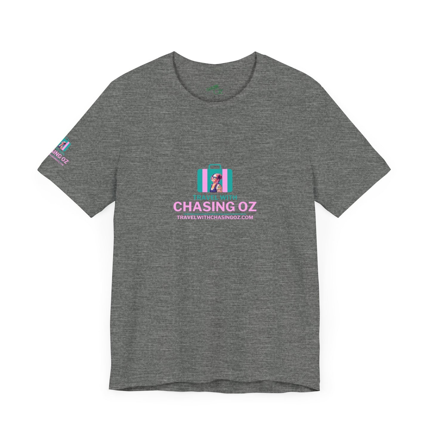 Travel with Chasing Oz - Unisex Jersey Tee