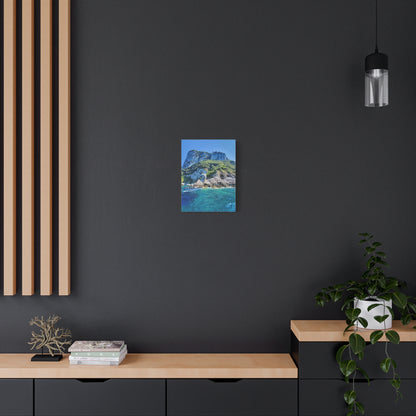 Anacapri Coastal Scene - Stretched Canvas Matte Print (1.25")