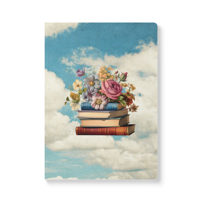 Free Your Mind Floral Sky - Softcover Journal