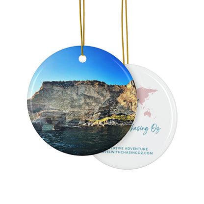 Capri Coastline Italy - Ceramic Ornaments