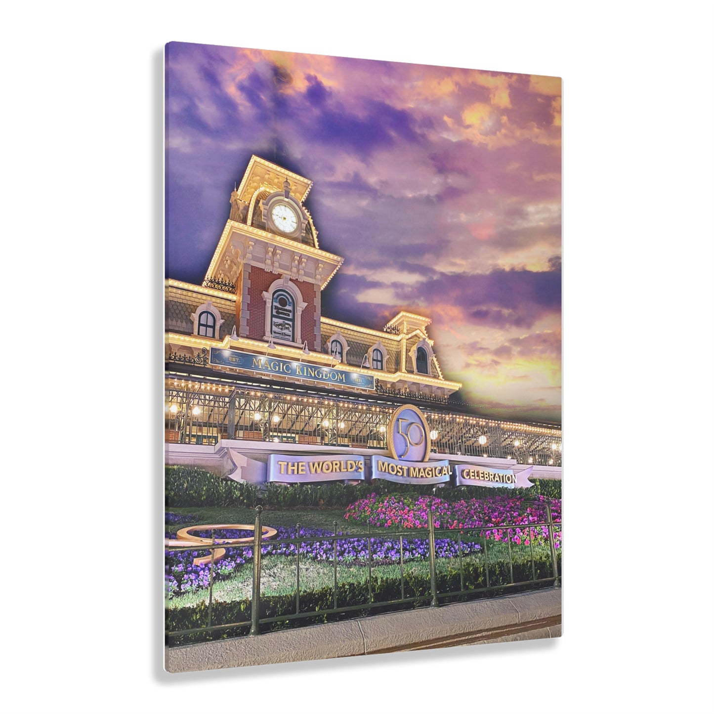 Chasing Oz Art Magic Kingdom 50th Anniversary - Acrylic Art Prints