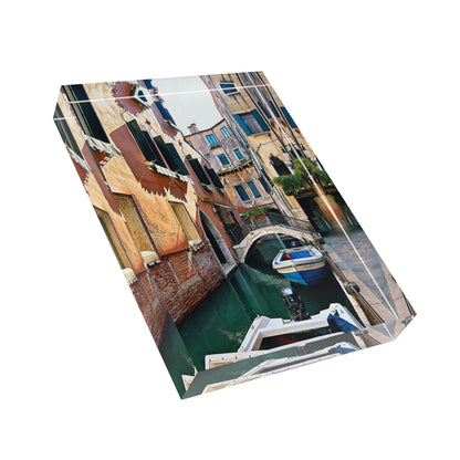 Chasing Oz Art Venice Canal Acrylic Photo Block