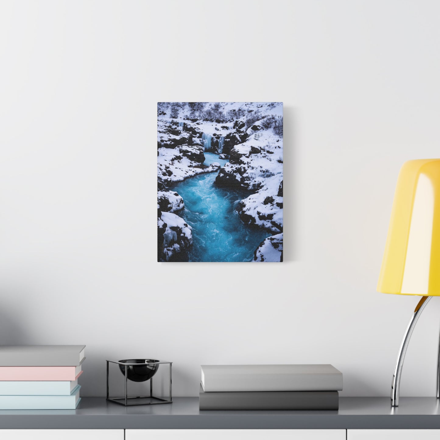 Iceland Waterfall by Chasing Oz - Canvas Art Print