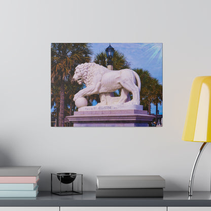 Chasing Oz Art Bridge of Lions St. Augustine Matte Canvas Stretched - 0.75"